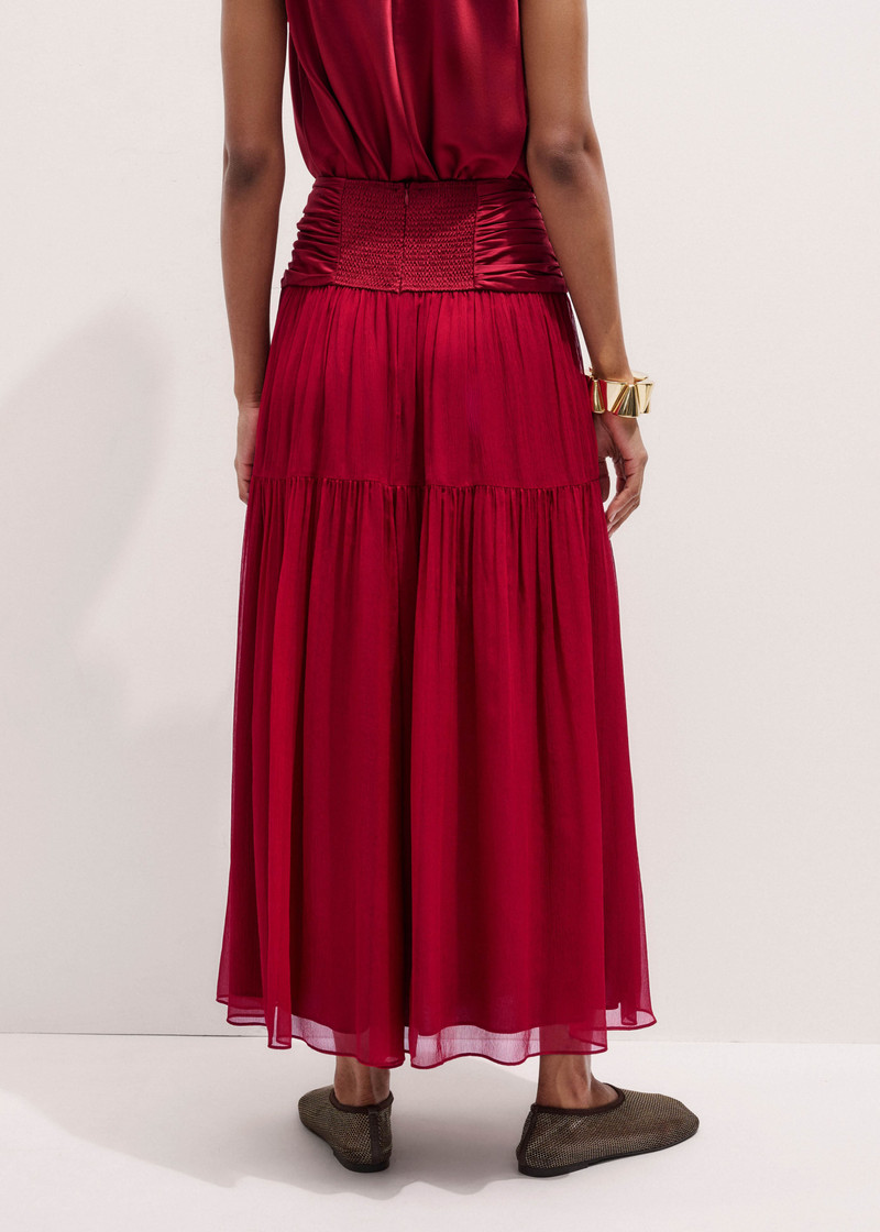 Crinkle Maxi Skirt 5