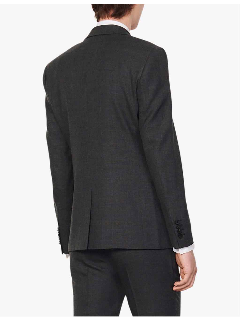 Single-breasted wool blazer - 4