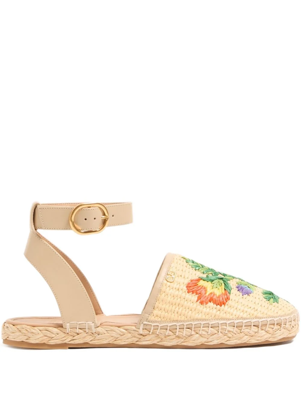 Bribri floral-embroidered espadrille - 1