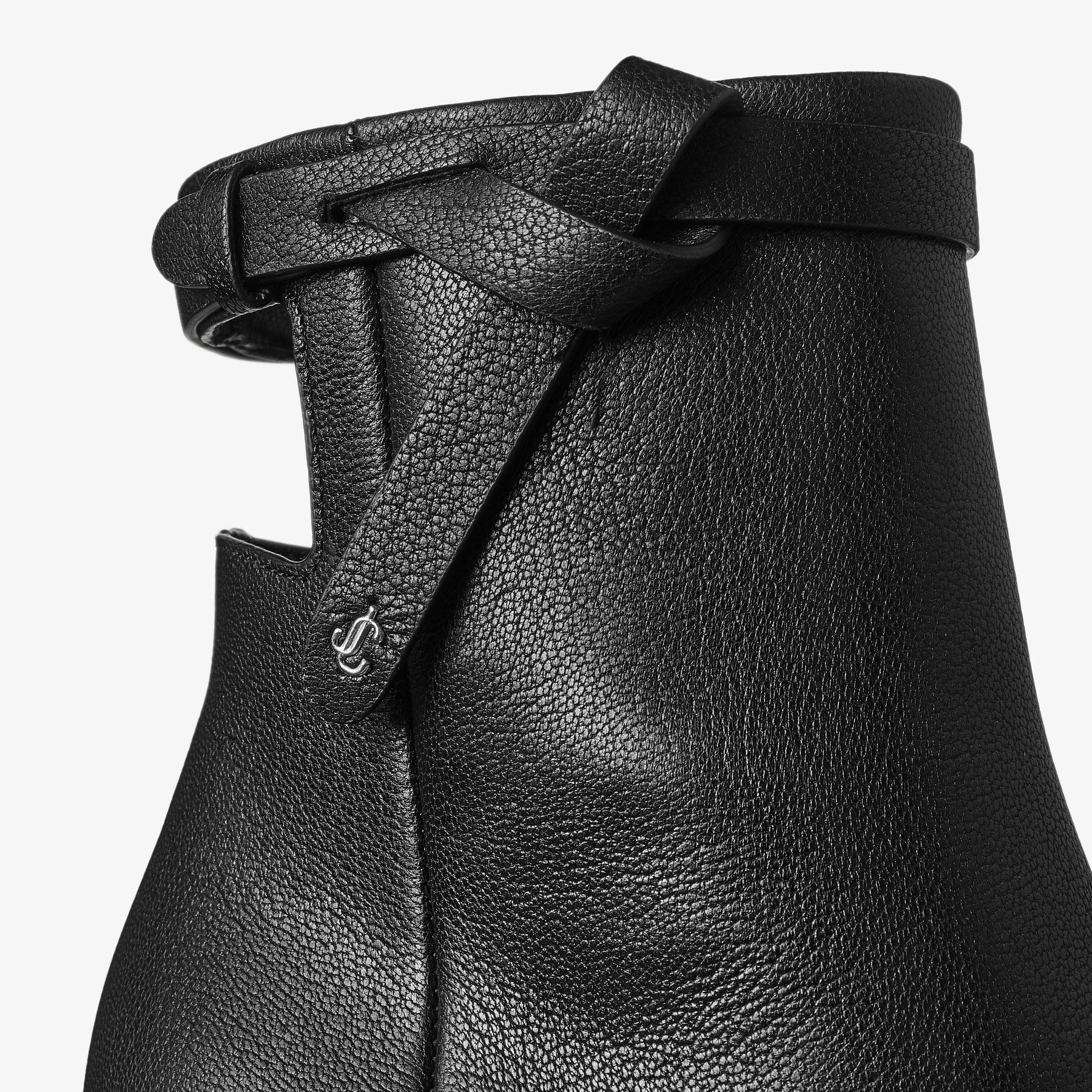 Camie Ankle Boot 85
Black Shiny Kid Leather Ankle Boots - 4