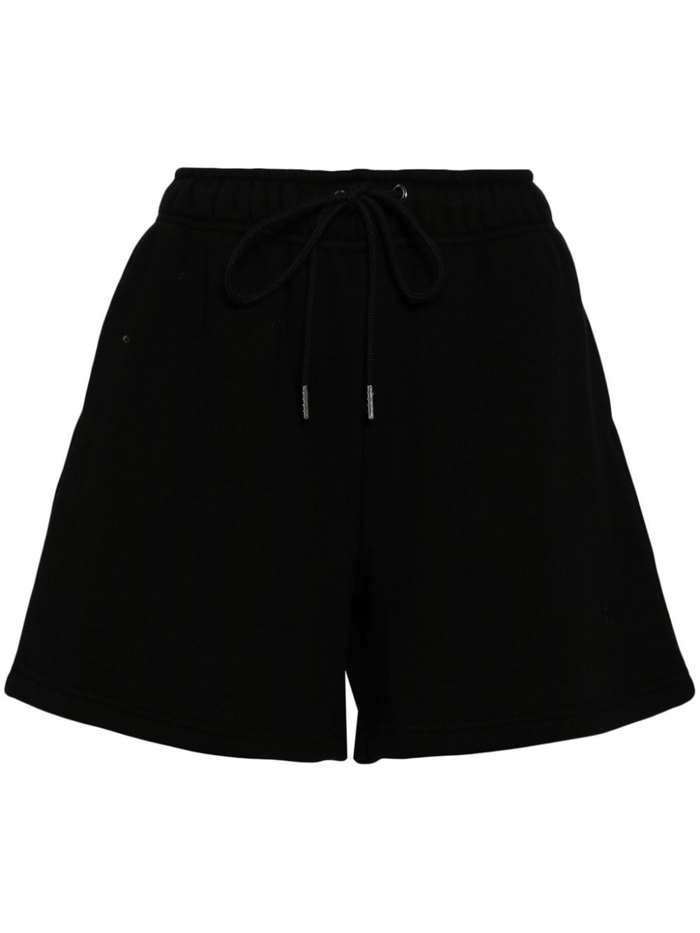 drawstring-waist cotton shorts - 1