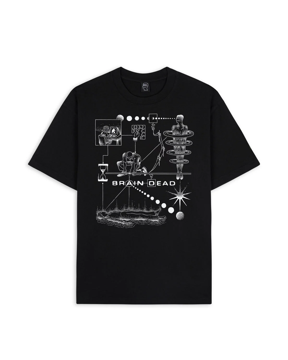Mind Puzzle T-shirt - Black - 1