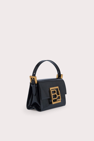BY FAR Fran Black Semi Patent Leather outlook