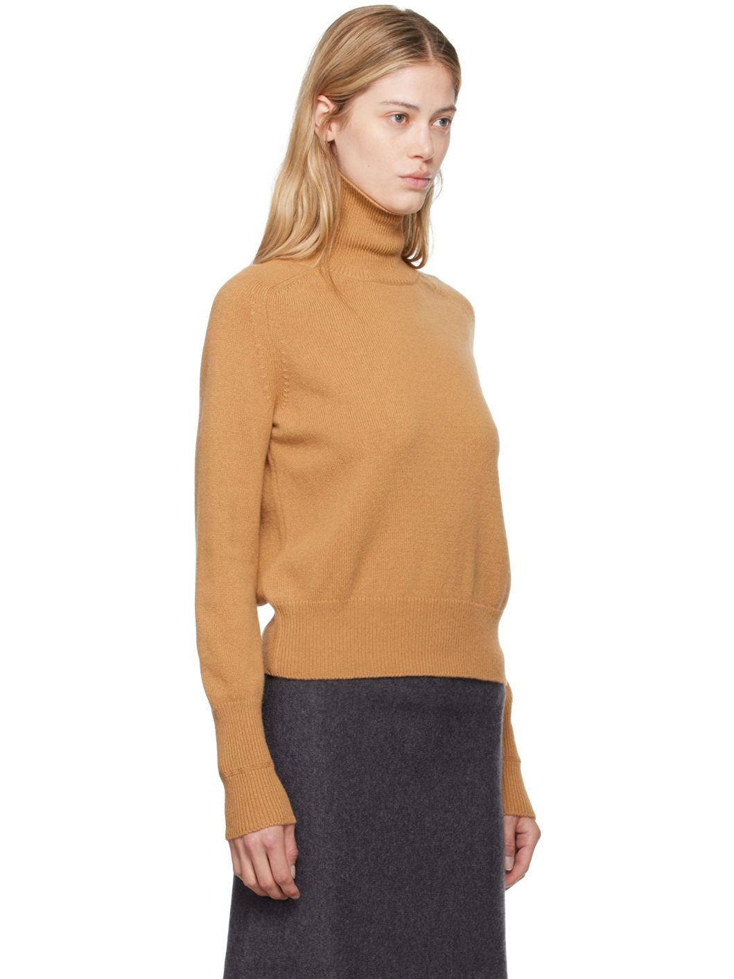 Brown Polo Turtleneck - 2