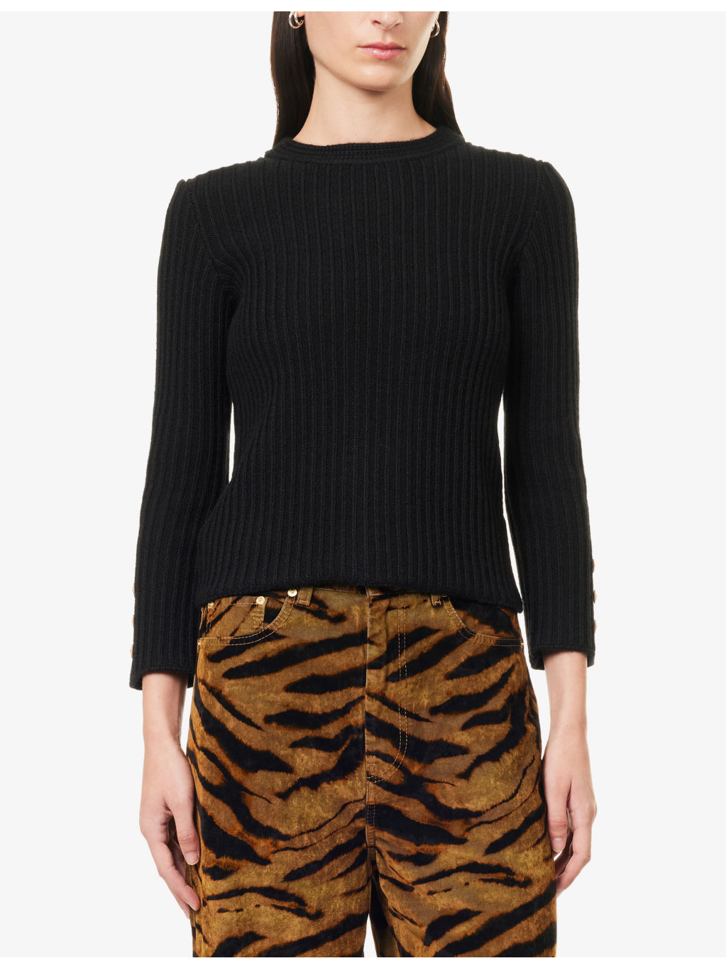 Dixie Ribbed Wool Jumper - 3