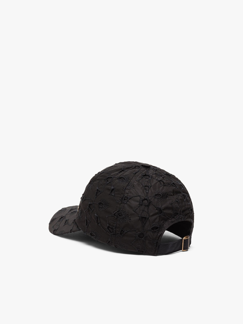 Mackintosh STORMIE BLACK EMBROIDERED BASEBALL CAP outlook