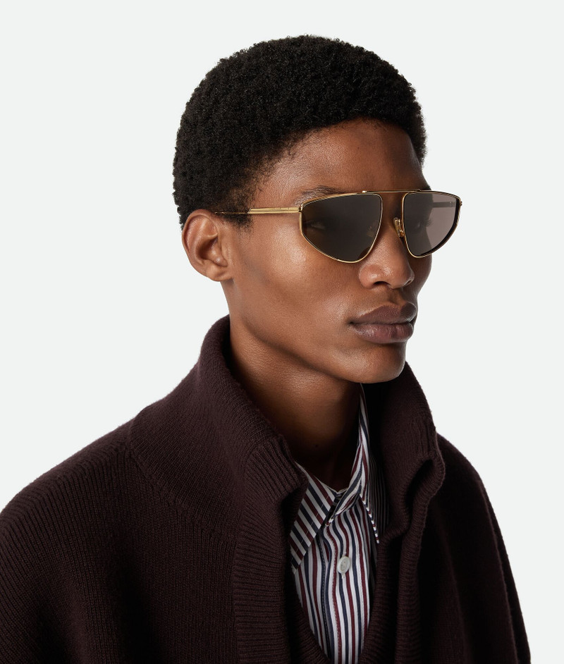 Bottega Veneta Classic Aviator Sunglasses outlook