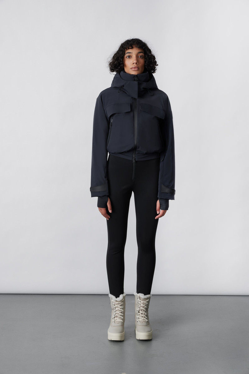 MACKAGE LUMI Down stirrup ski suit with hood outlook