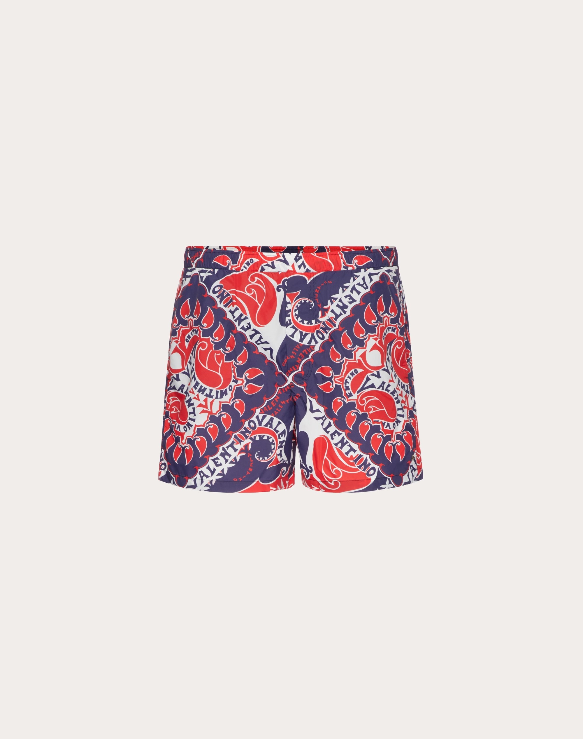 ARCHIVE MANIFESTO BANDANA PRINT NYLON SWIMSUIT - 1