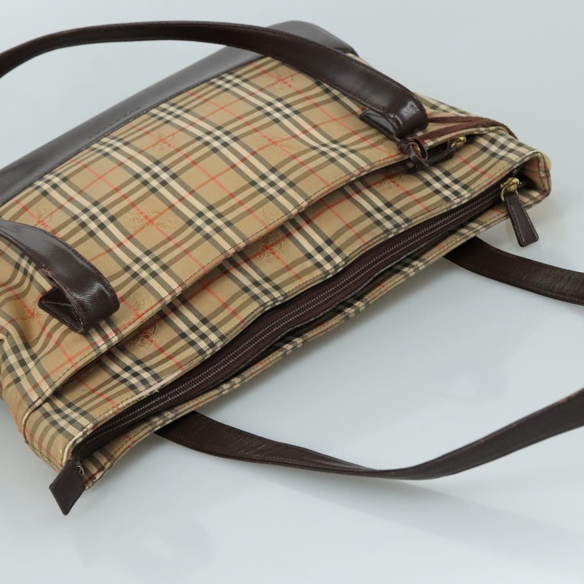 Burberry Nova Check Shoulder Bag Canvas Beige - 6