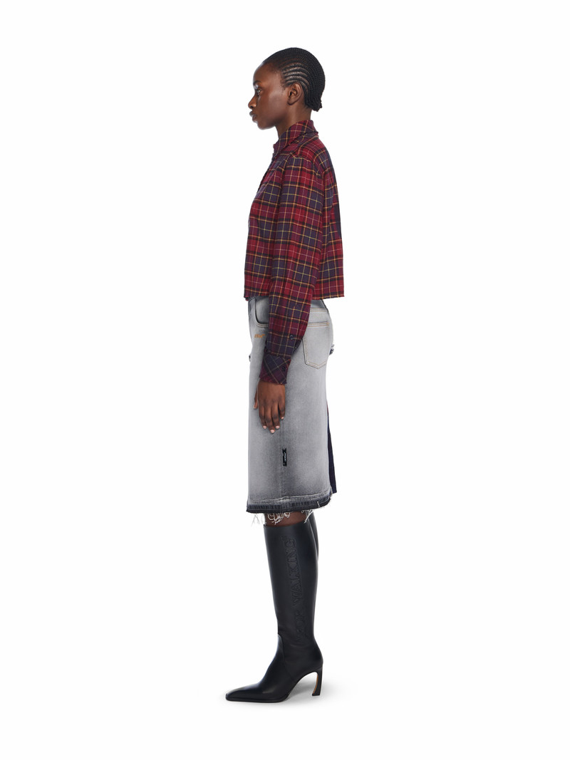 Check Flannel Arrow Spray Shirt 3
