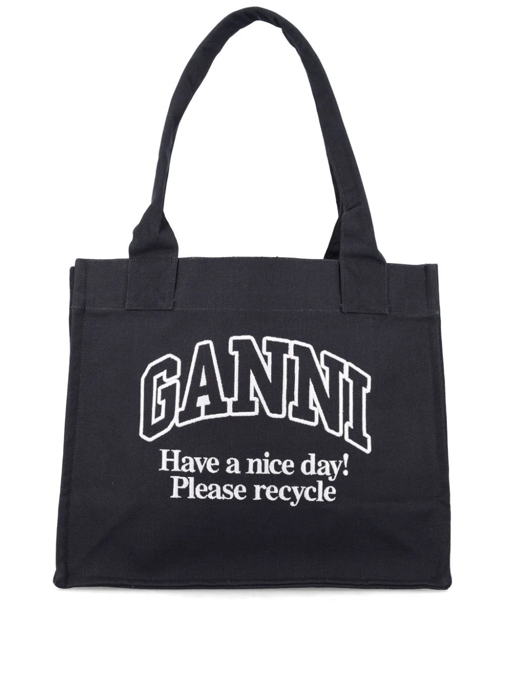 Organic cotton large tote bag - 1
