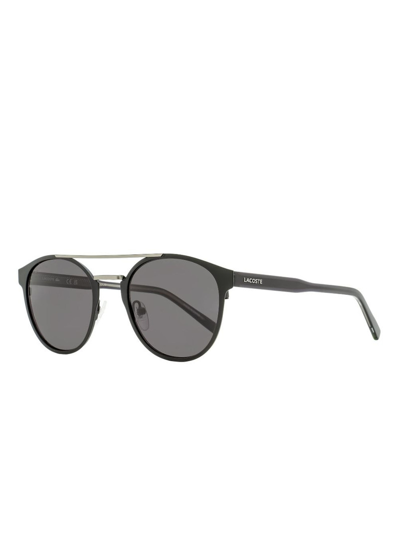 LACOSTE double bridge oval-frame sunglasses outlook