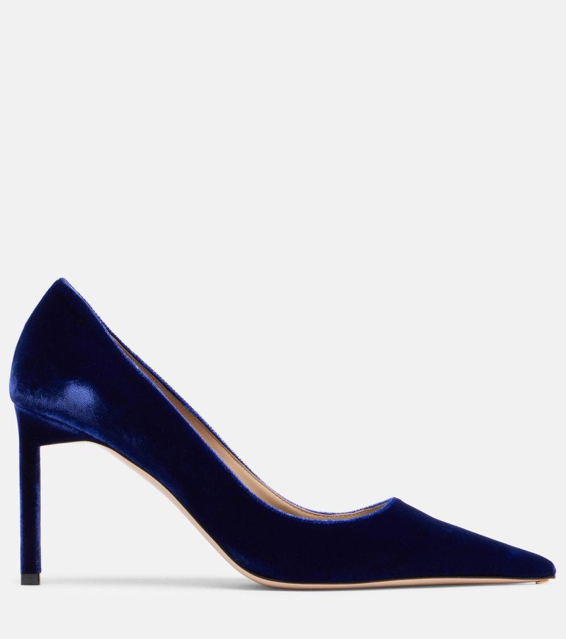 Betty 85 velvet pumps 4