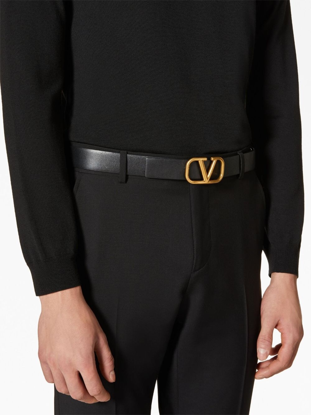 VLogo Signature buckle belt - 5
