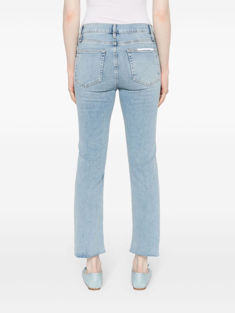 high-rise straight-leg jeans - 4