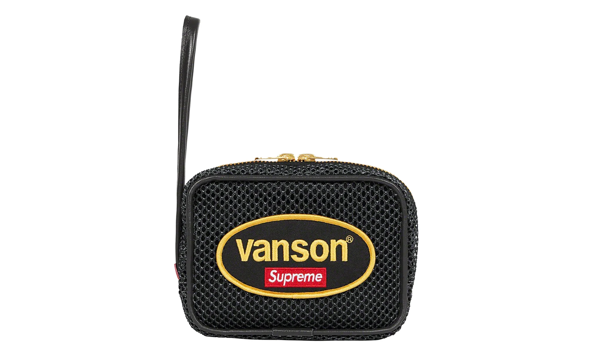 Vanson Leathers Cordura Mesh Wrist Bag "SS22 - Black" SU27586 - 1