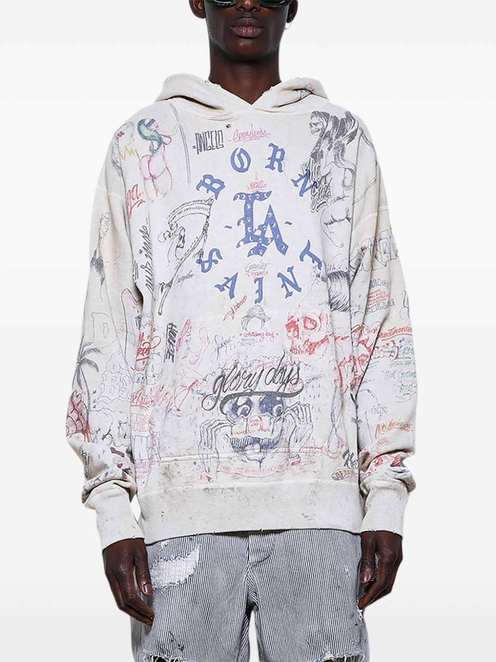 LA cotton hoodie - 3