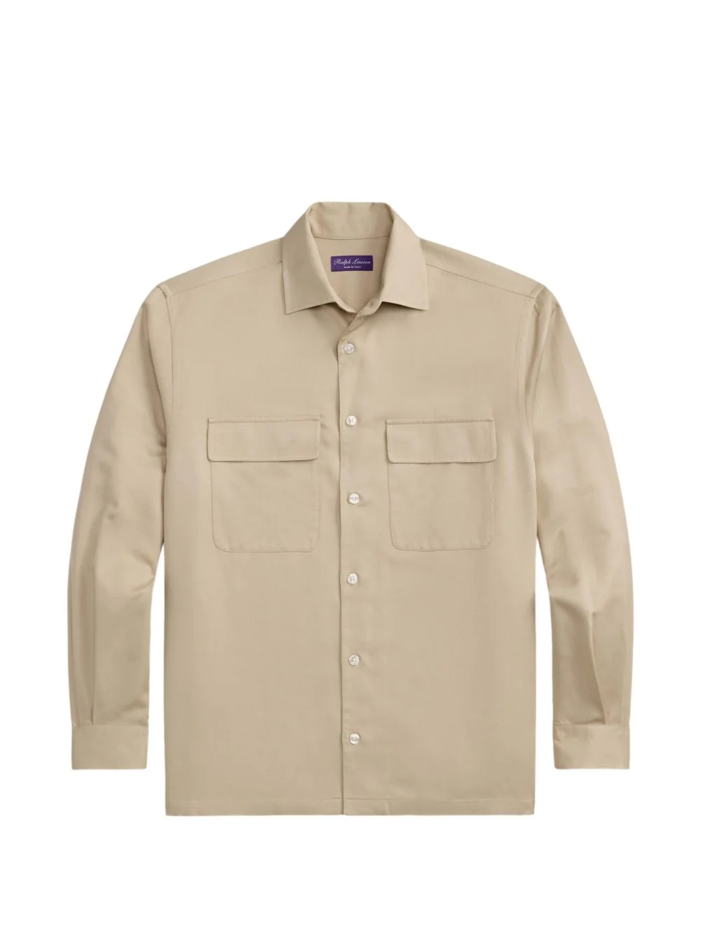 pocket long-sleeve shirt - 1