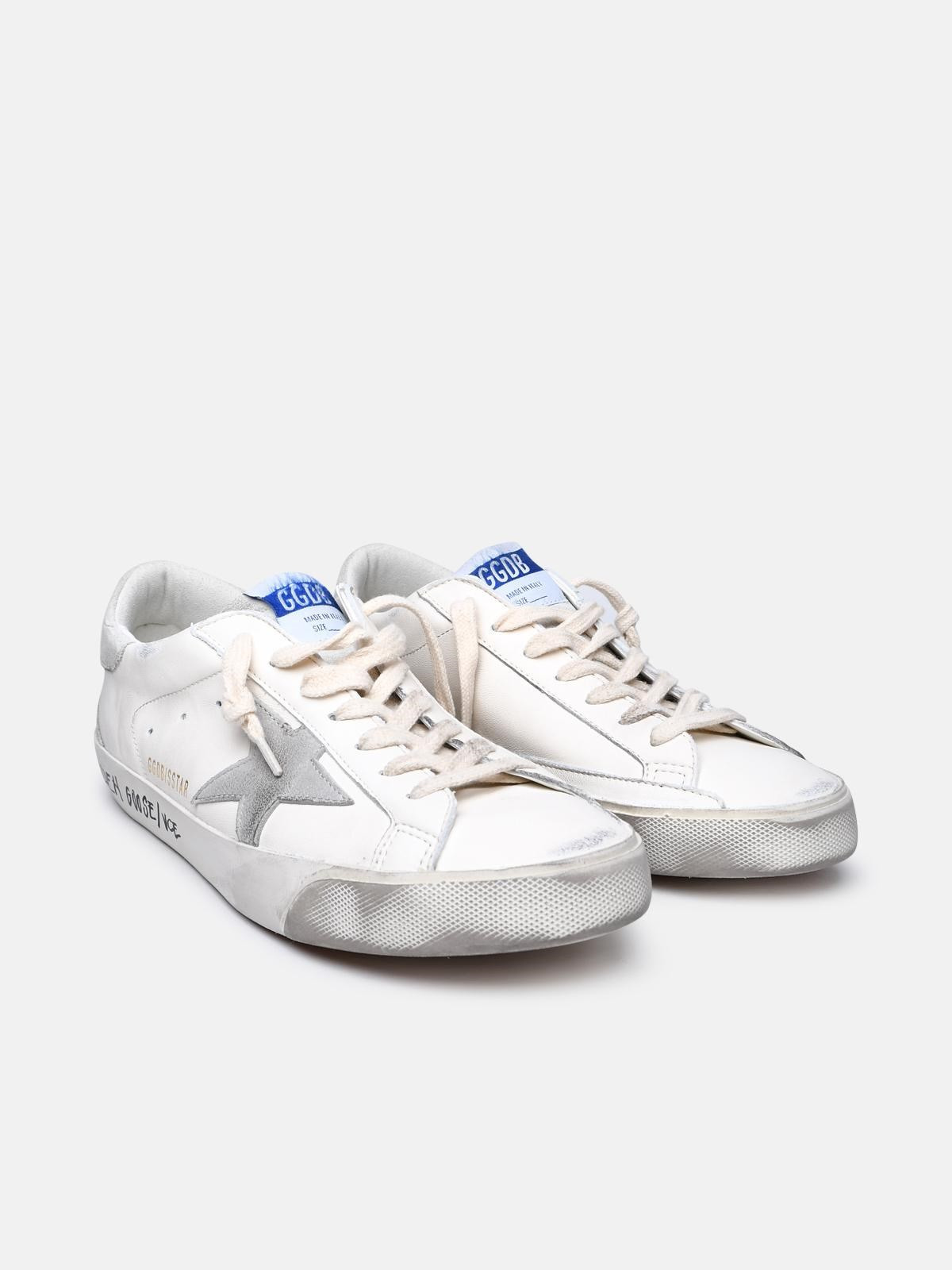 WHITE LEATHER SNEAKERS - 2