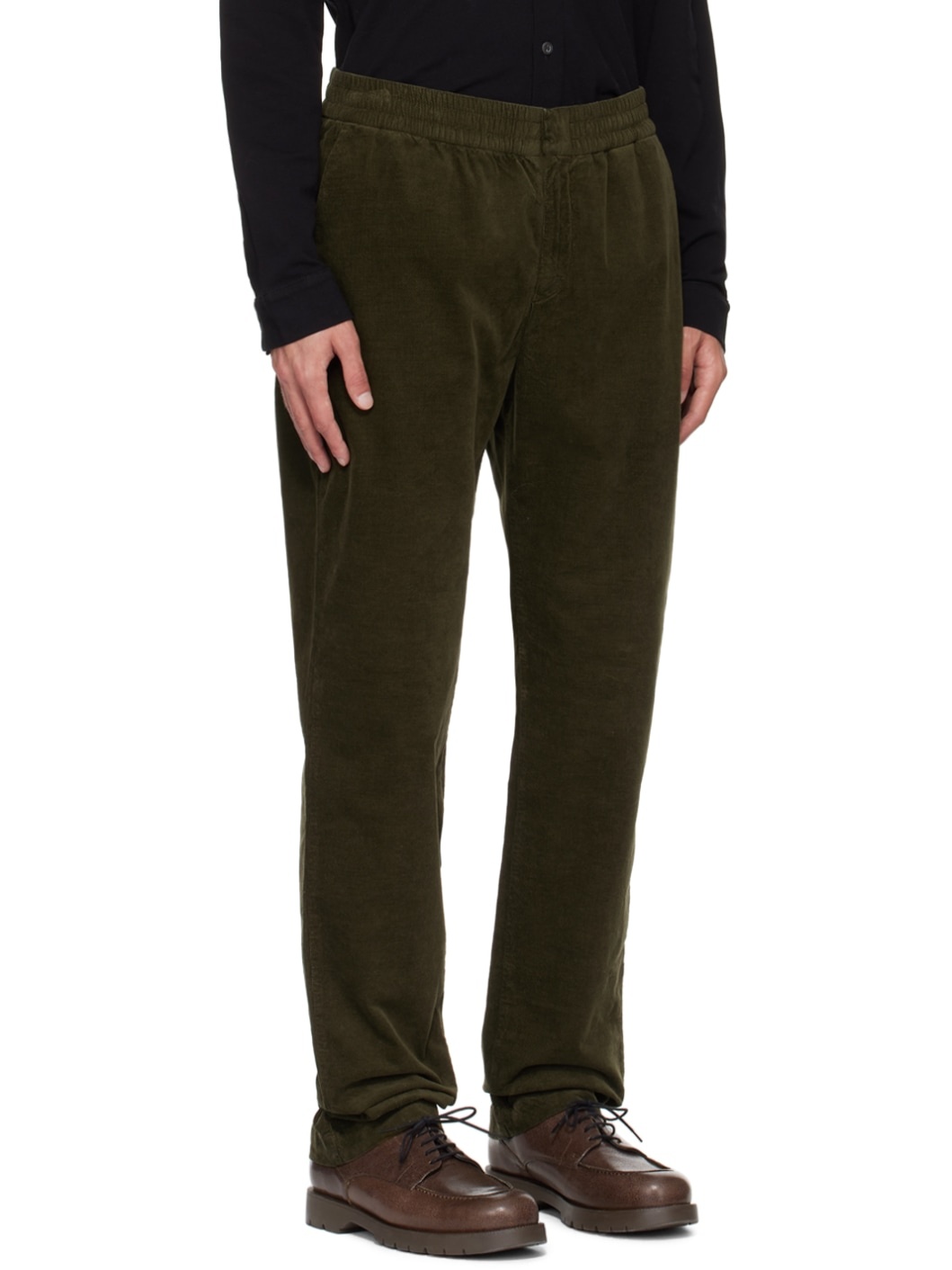 Khaki Relaxed-Fit Trousers - 2