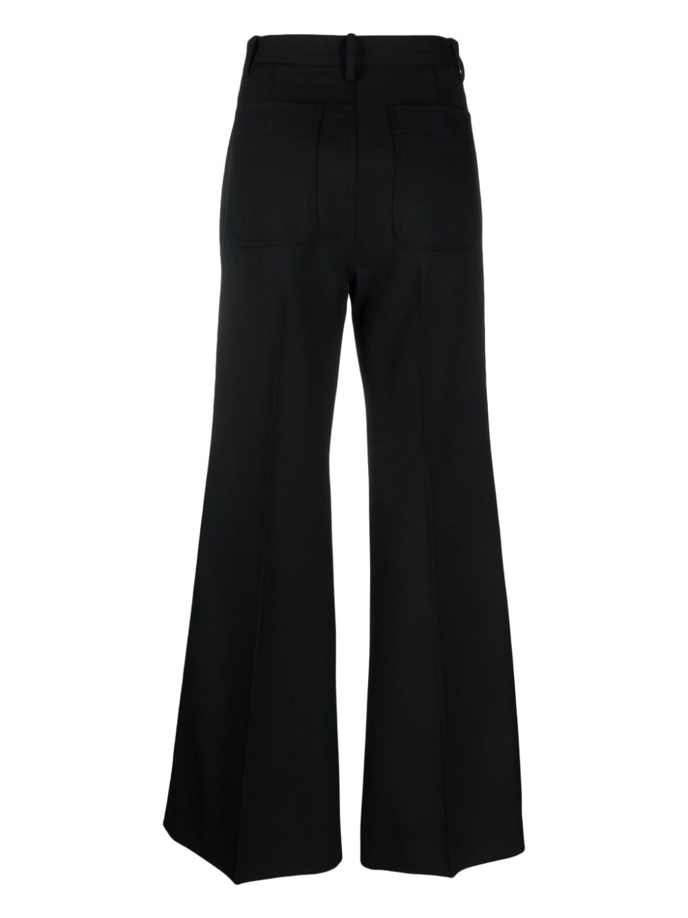 flared wool trousers - 2