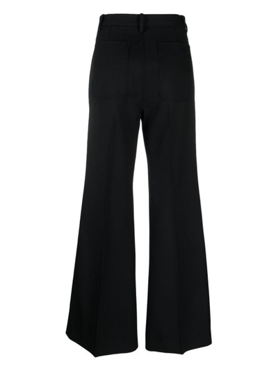 Plan C flared wool trousers outlook