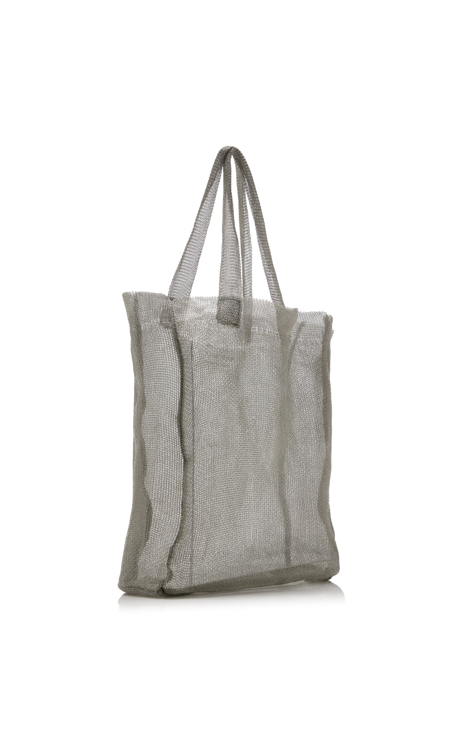 Imogen Knit Mini Tote Bag silver - 3