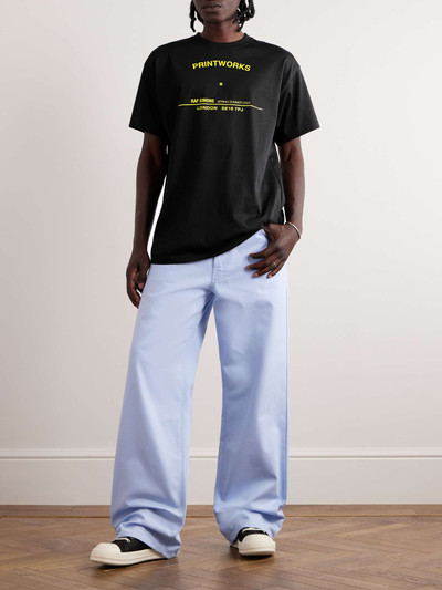Raf Simons Logo-Print Cotton-Jersey T-Shirt outlook
