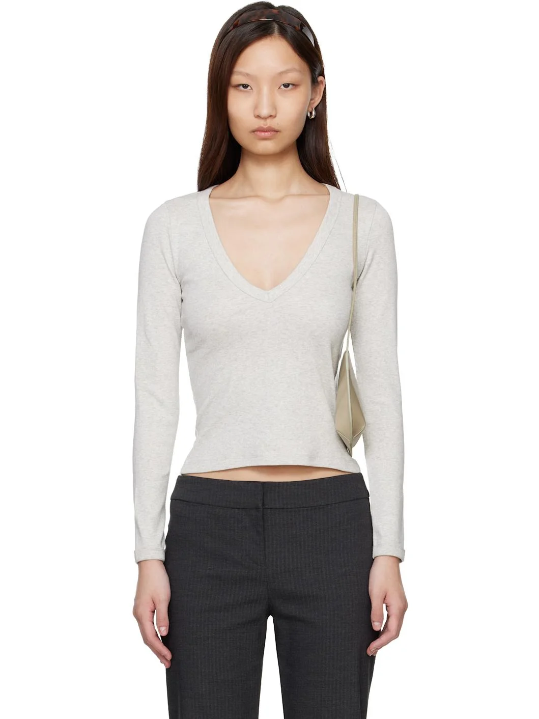 Gray Dewi Longsleeve T-shirt - 1