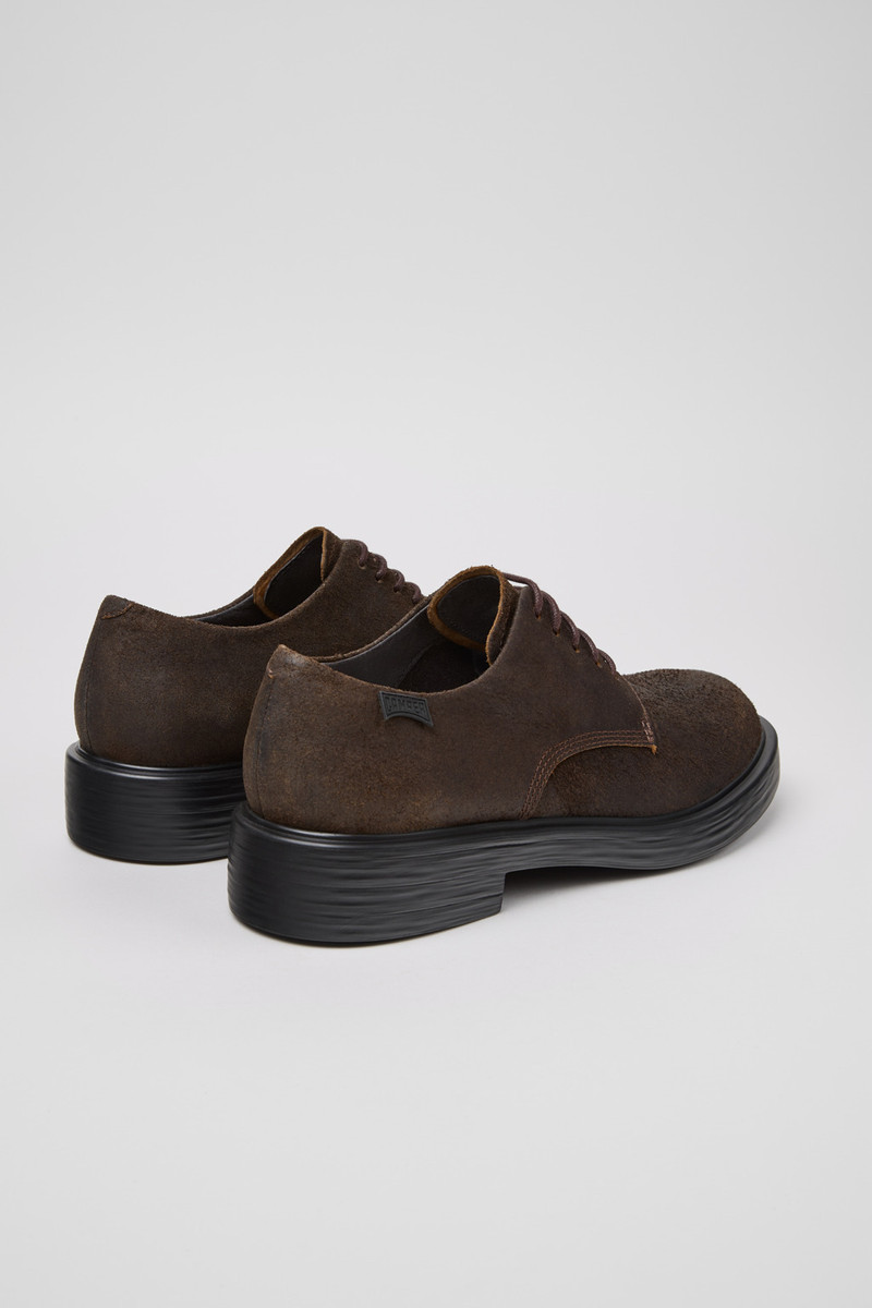 CAMPERLAB Brown Nubuck Shoes for Men. outlook