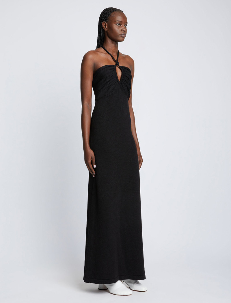 Textured Knit Halter Dress 3