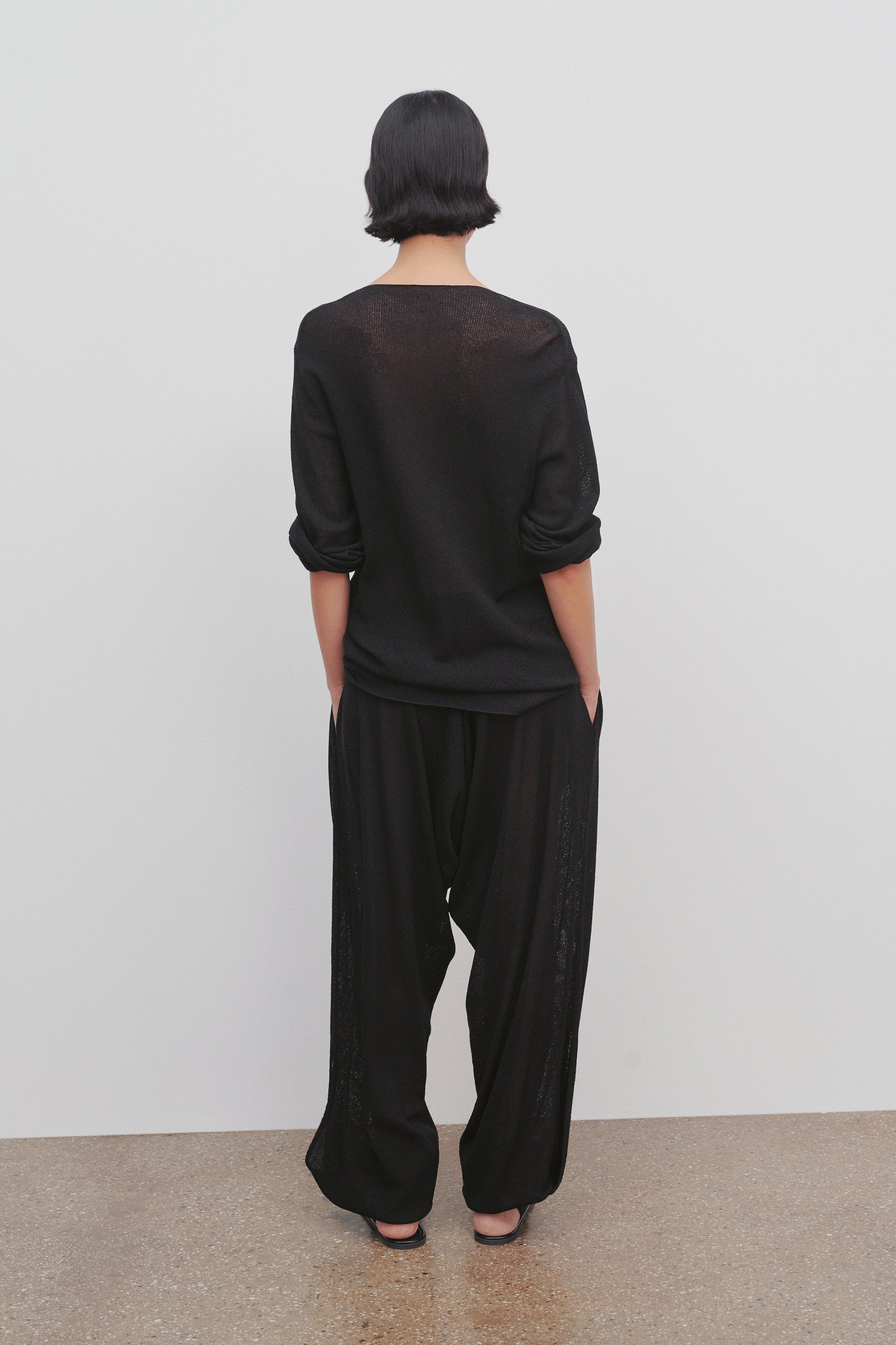 Ceylan Pant in Shiny Silk - 4