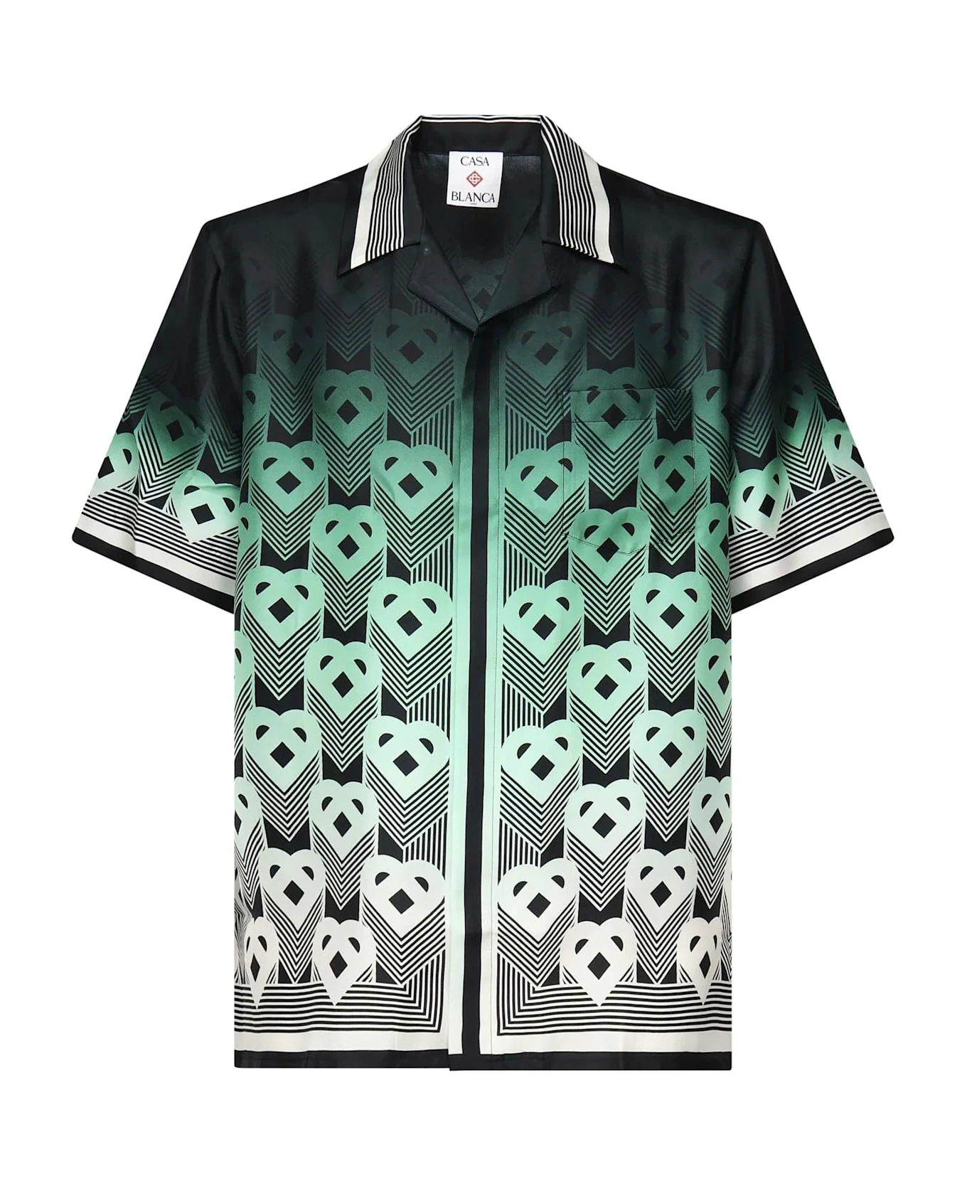 Shirt In Black Silk - 1