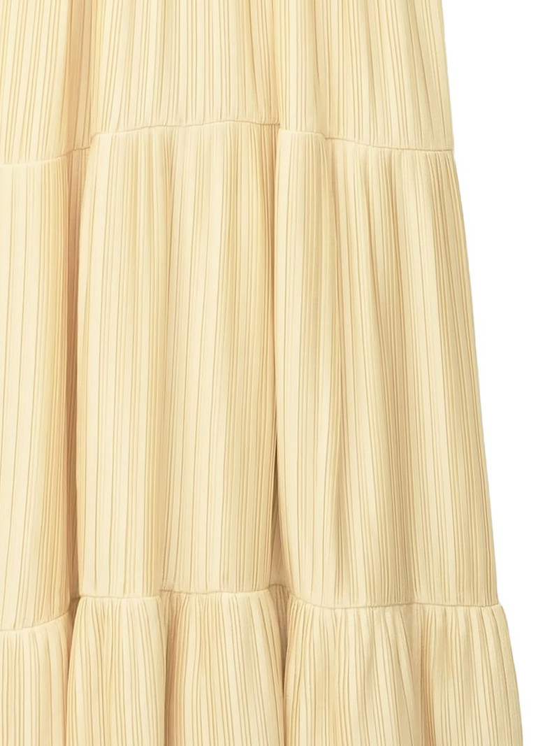 ba&sh Wasta pleated tiered-design dress outlook