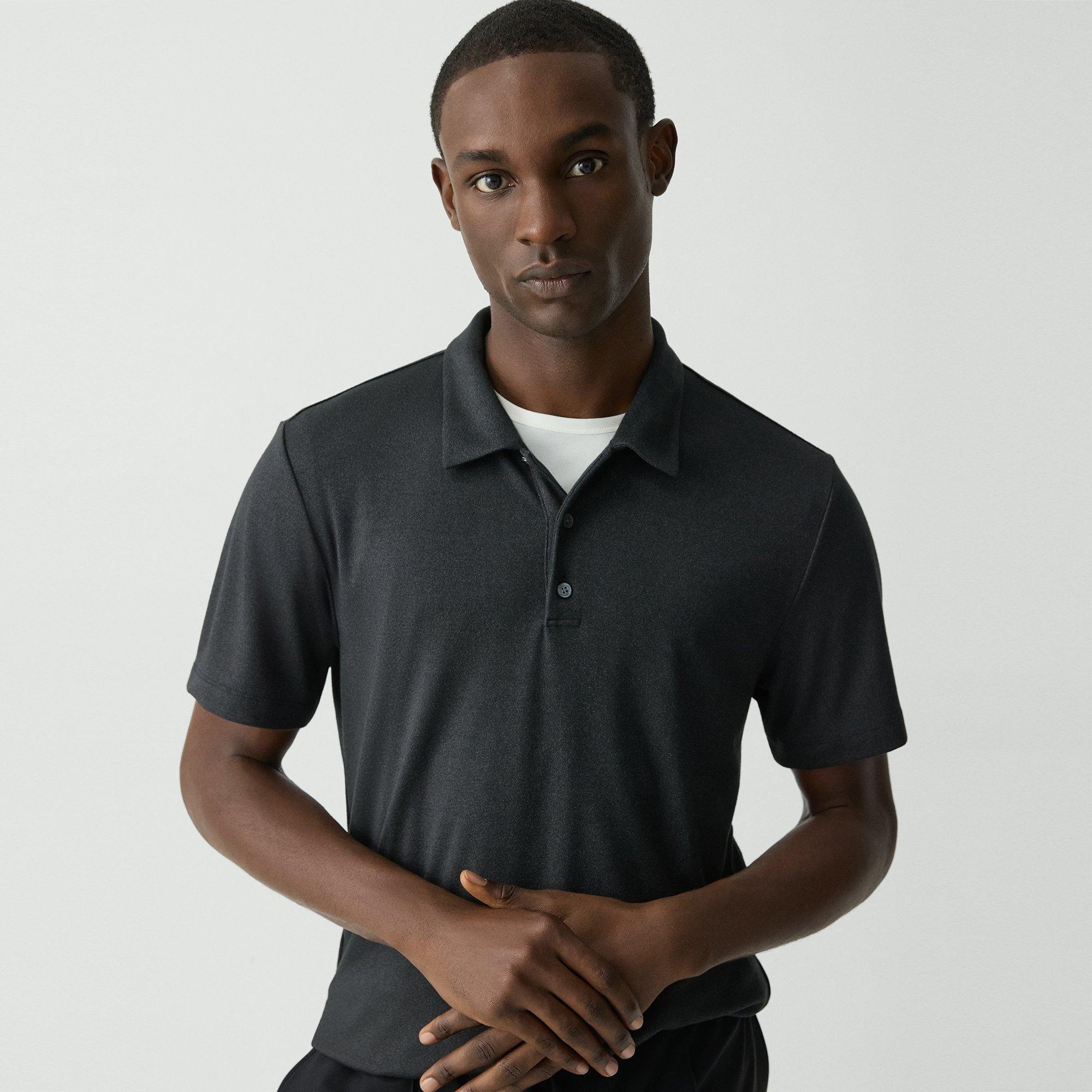 Bron Polo Shirt in Anemone Modal Jersey - 5