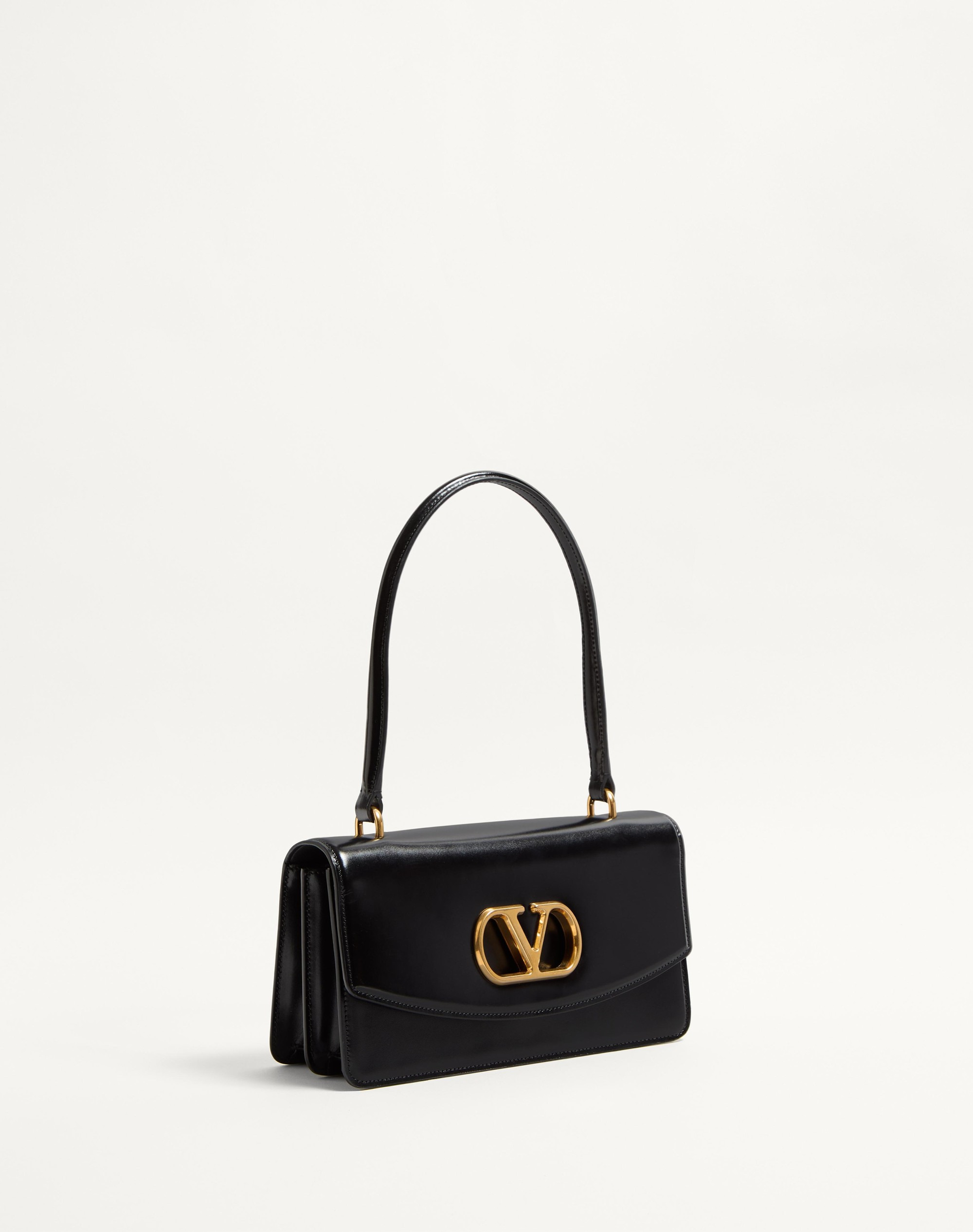 VALENTINO GARAVANI VAIN BAG WITH HANDLE IN SHINY CALFSKIN - 3