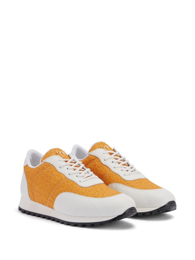 Giuseppe Zanotti Jimi Running panelled low-top sneakers outlook