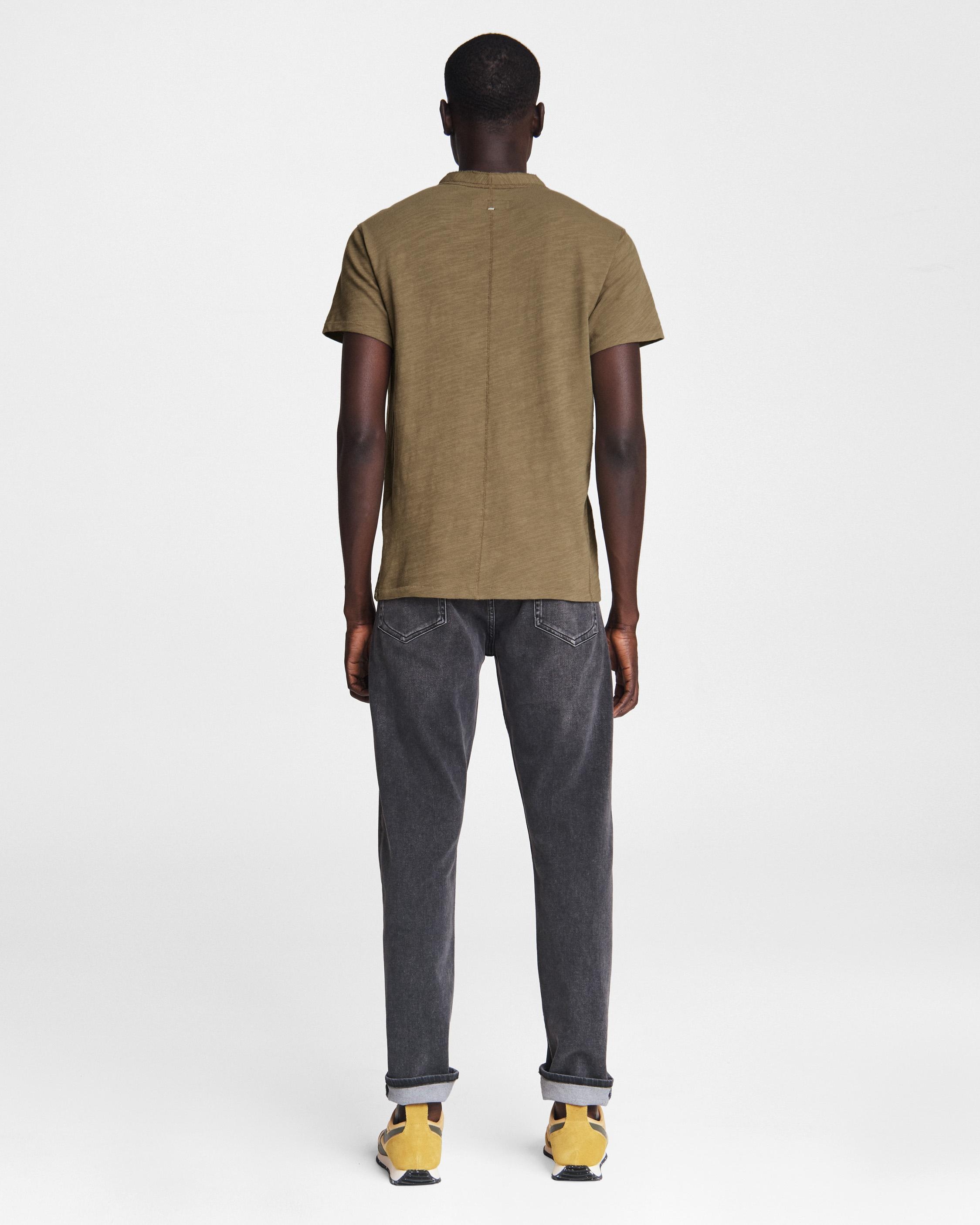 Classic Short Sleeve Henley
Cotton T-Shirt - 4