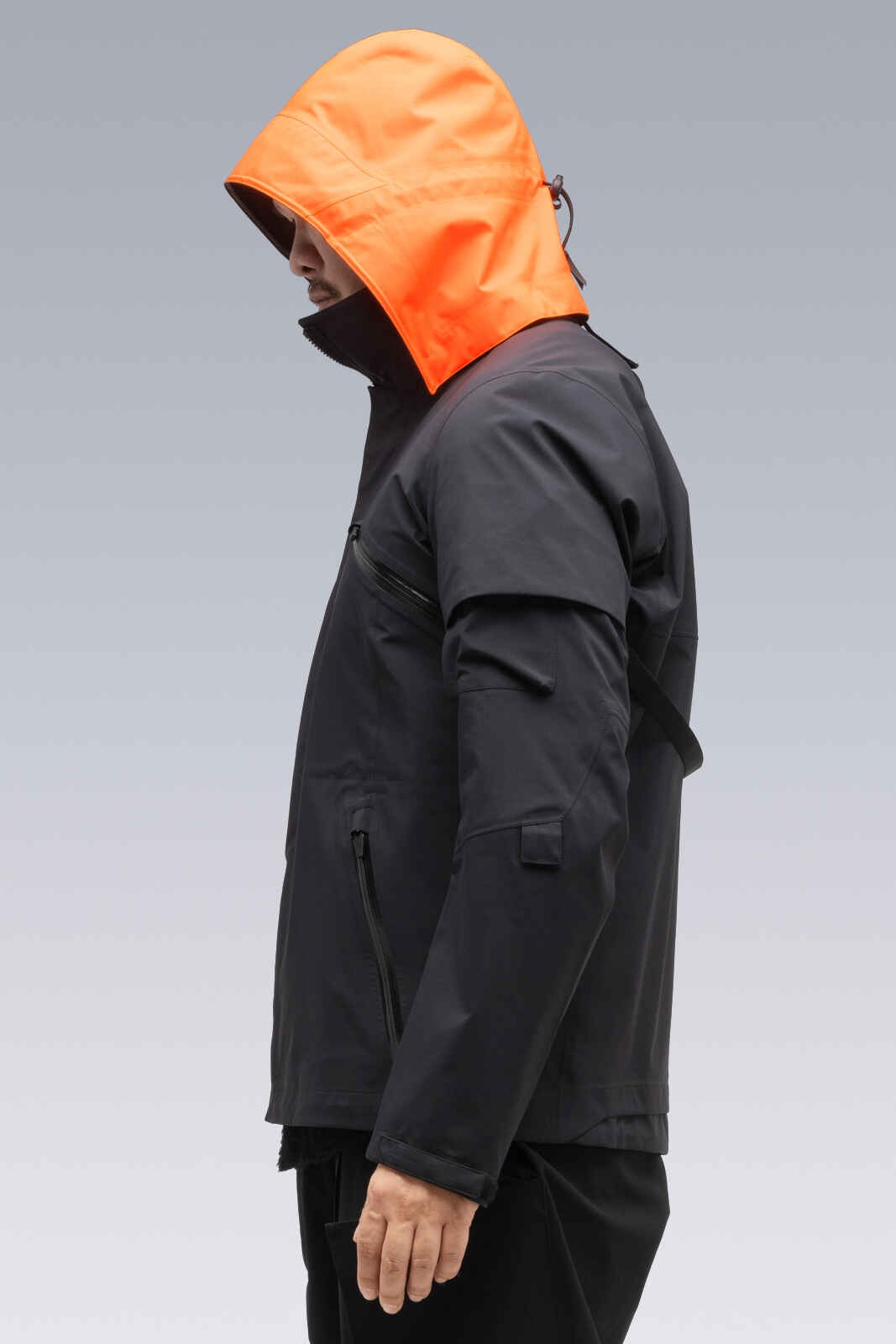 J1B-GT 3L Gore-Tex Pro Interops Jacket Dust / RAF Green (2 hoods: Dust & Black) - 13