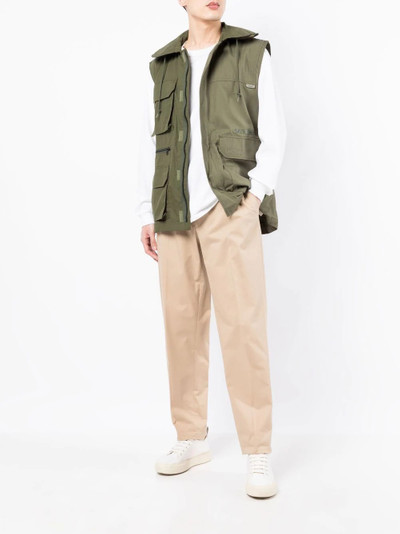 WTAPS sleeveless hooded cargo gilet jacket outlook