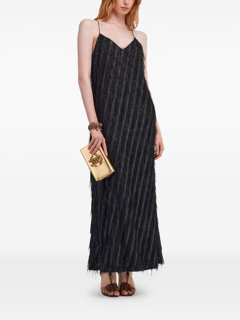 fringe-embellished slip dress 3