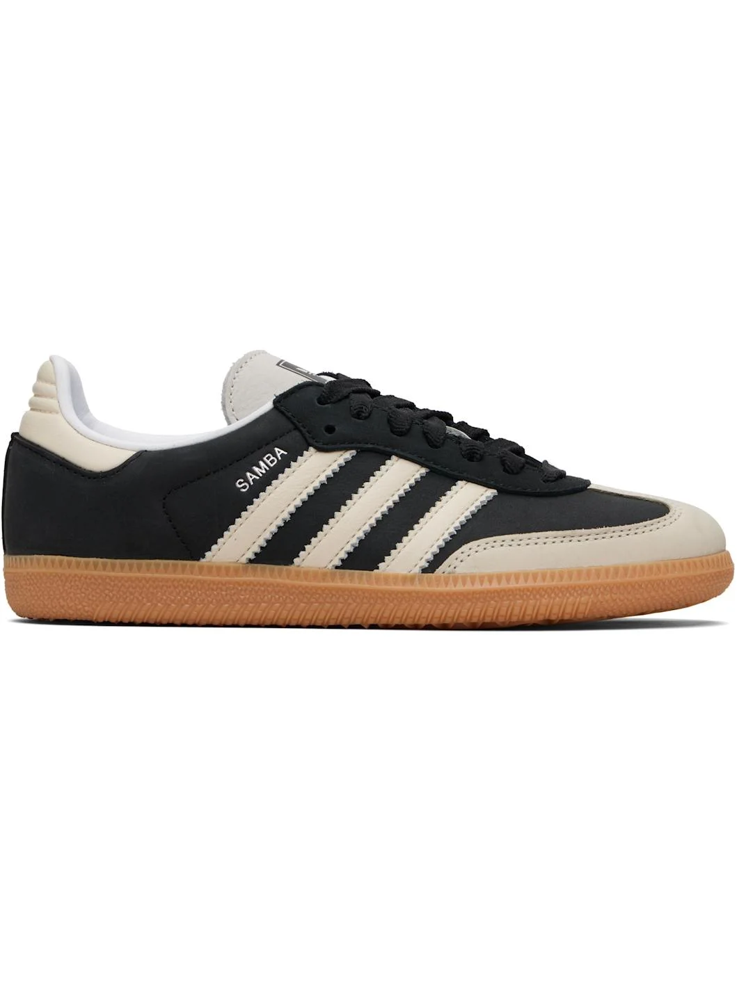 Black & Beige Samba OG Sneakers - 1