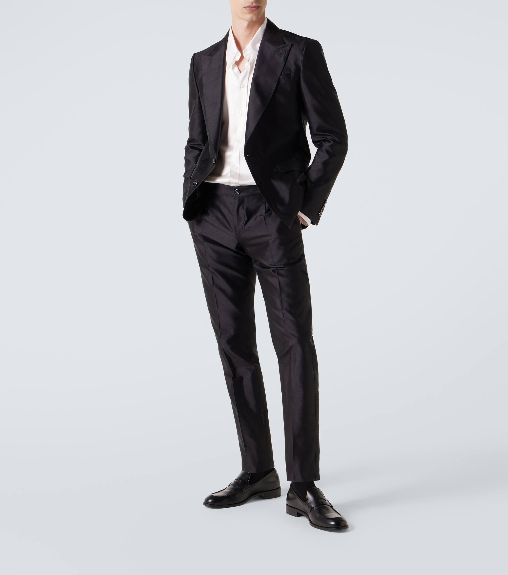 Silk twill suit - 2