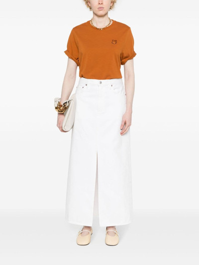 Maison Kitsuné Fox-patch cotton T-shirt outlook