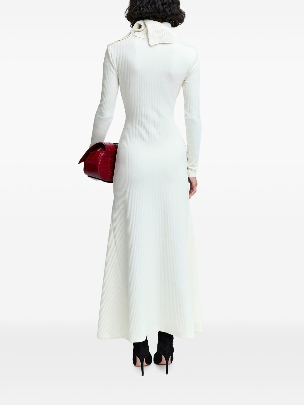 Gitsie ribbed-jersey midi dress - 5