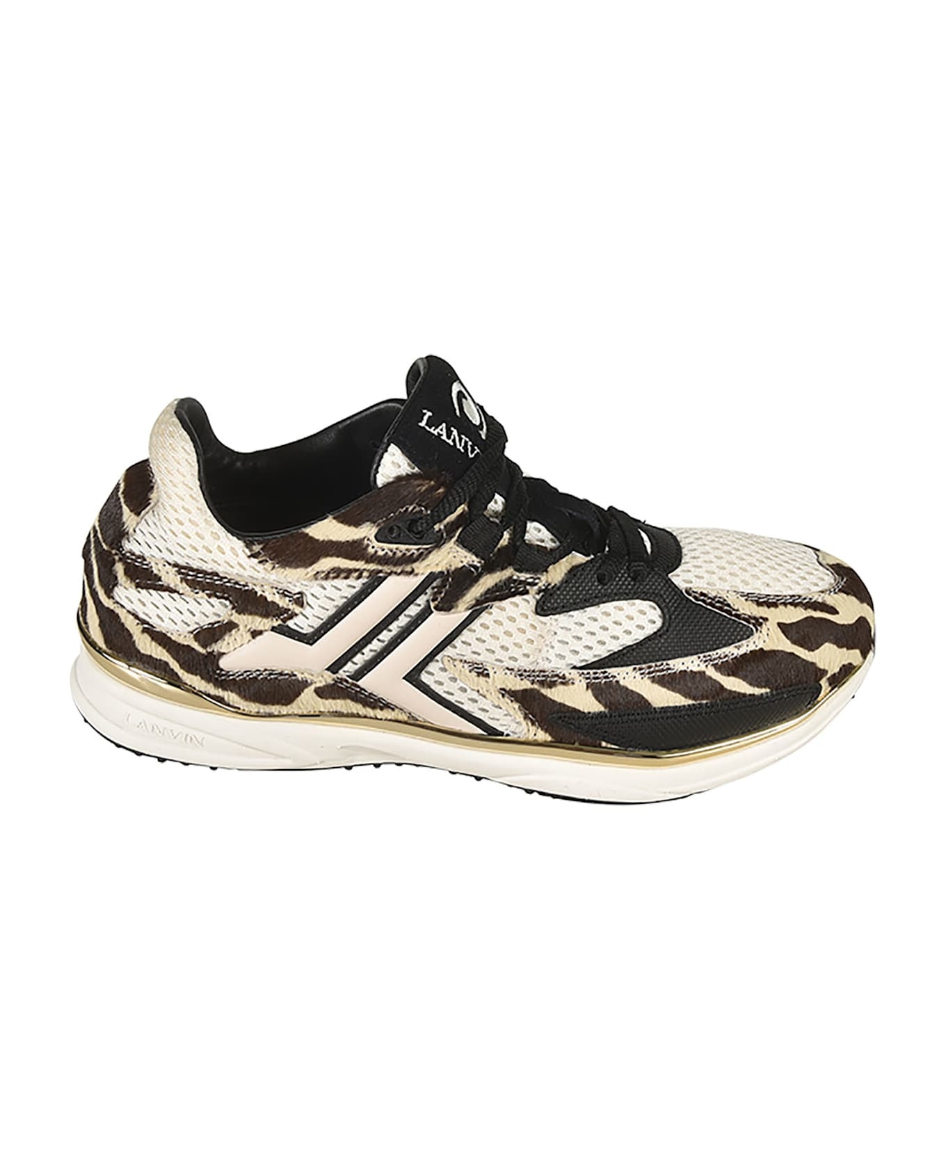 Mesh Lace-up Sneakers - 1