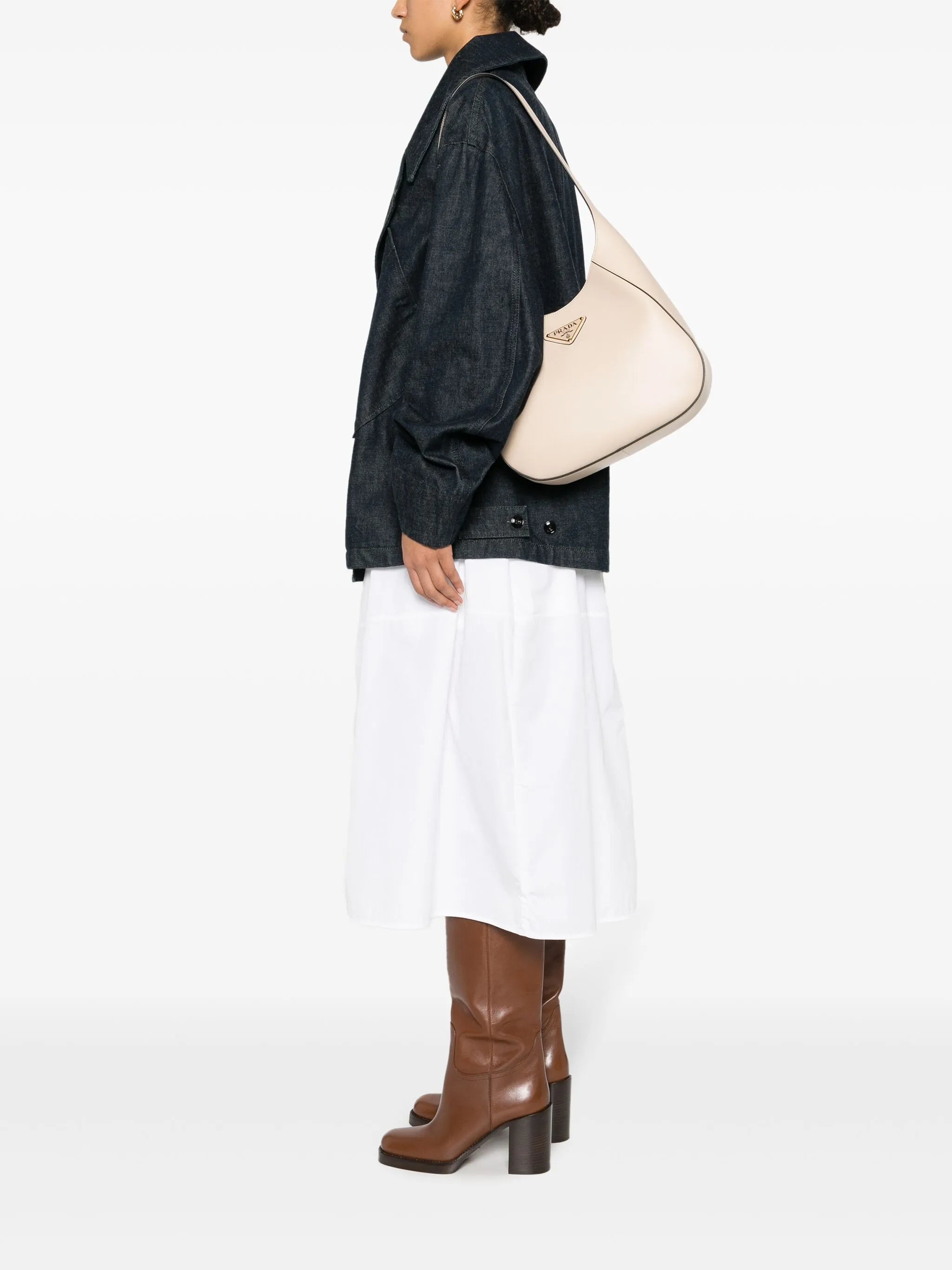Triangle Logo Shoulder Bag - 4