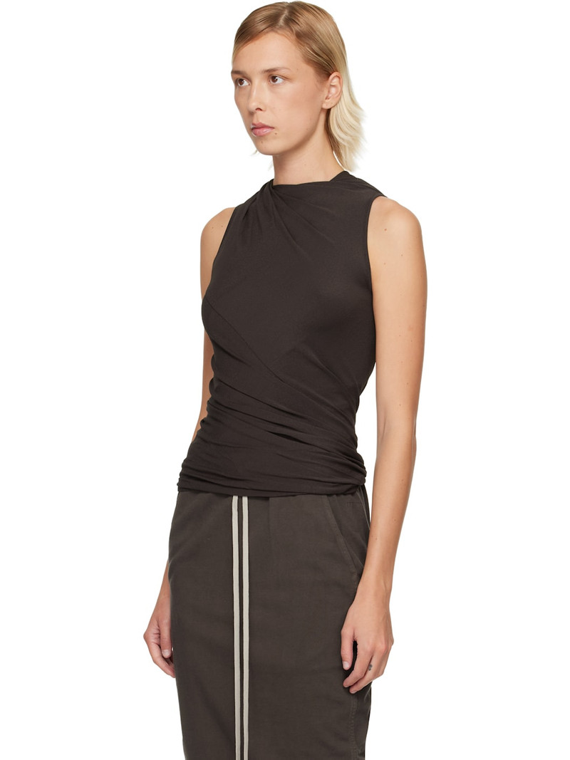 Rick Owens Lilies Brown Concordians Luna Top outlook