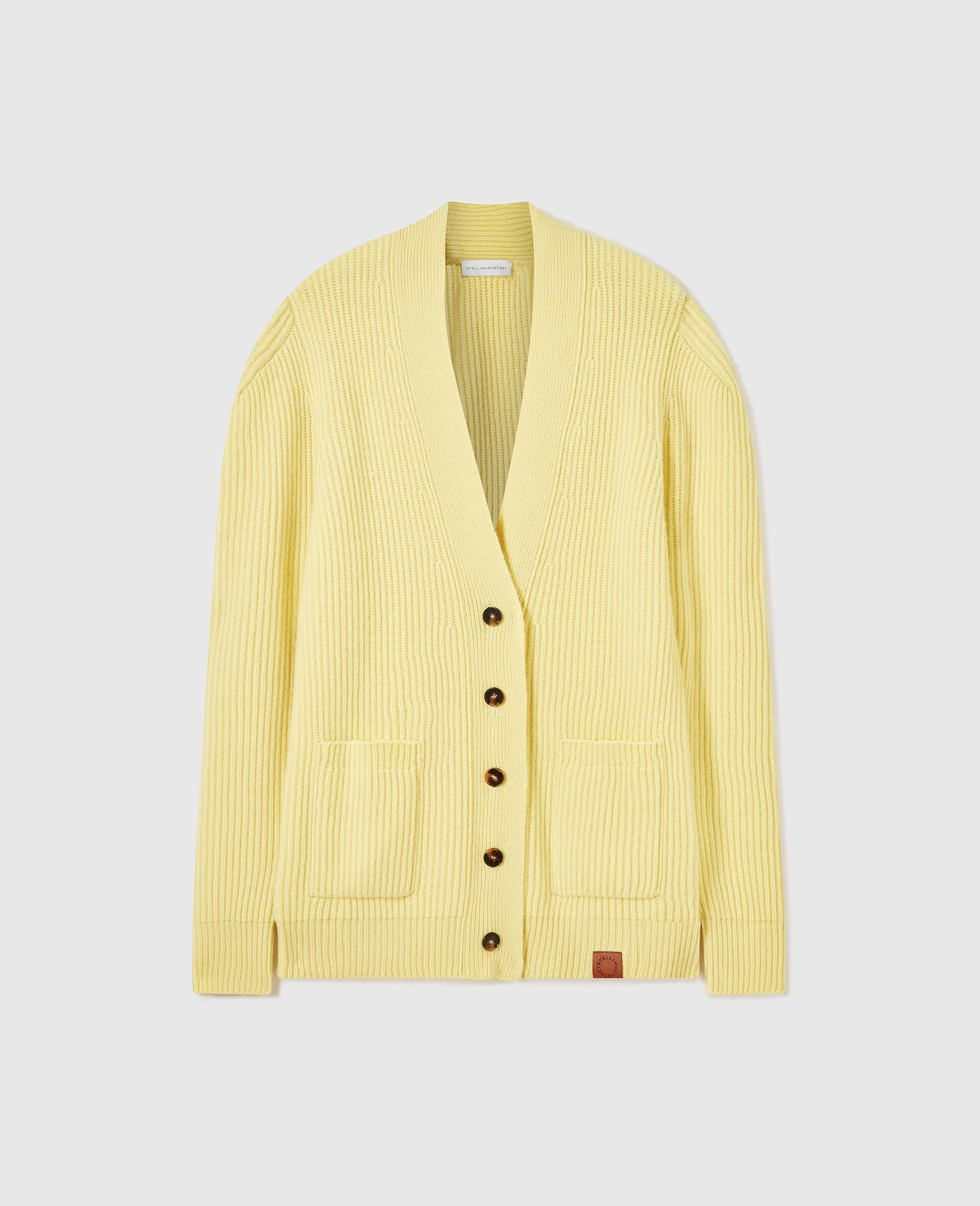 Chunky Knit V-Neck Cardigan - 1